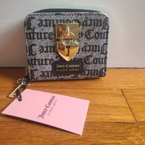 Juicy Couture under Lock and Key coin Zip around